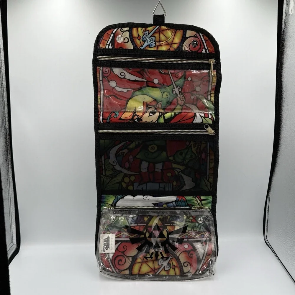 Legend Of‎ Zelda Wind Waker Stained Glass Travel Organizer Cosmetic Bag